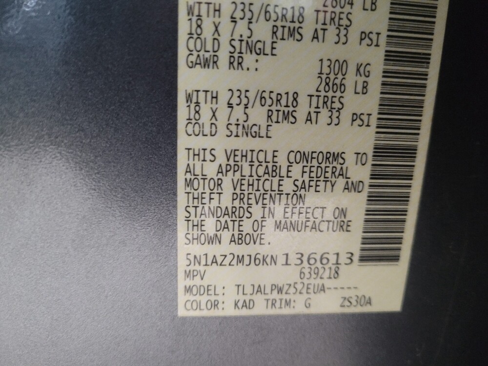 2019 Nissan Murano in Morrow, GA 30260 - 18099172 33