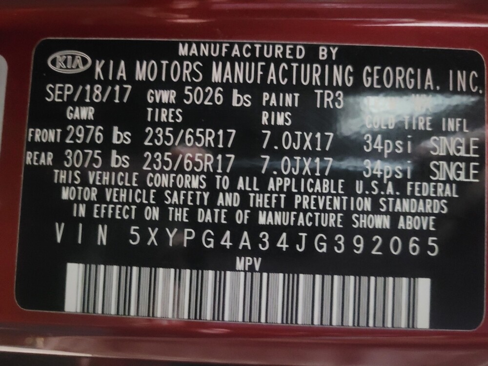 2018 Kia Sorento in Knoxville, TN 37923 - 18099174 33