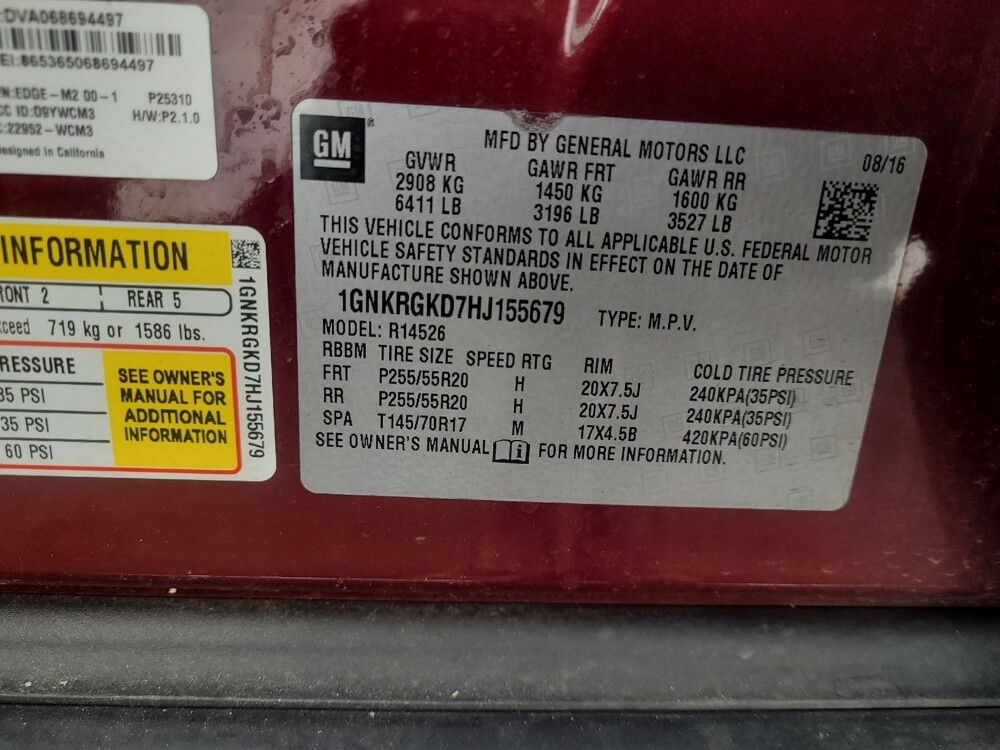 2017 Chevrolet Traverse in Duluth, GA 30096 - 18099176 33