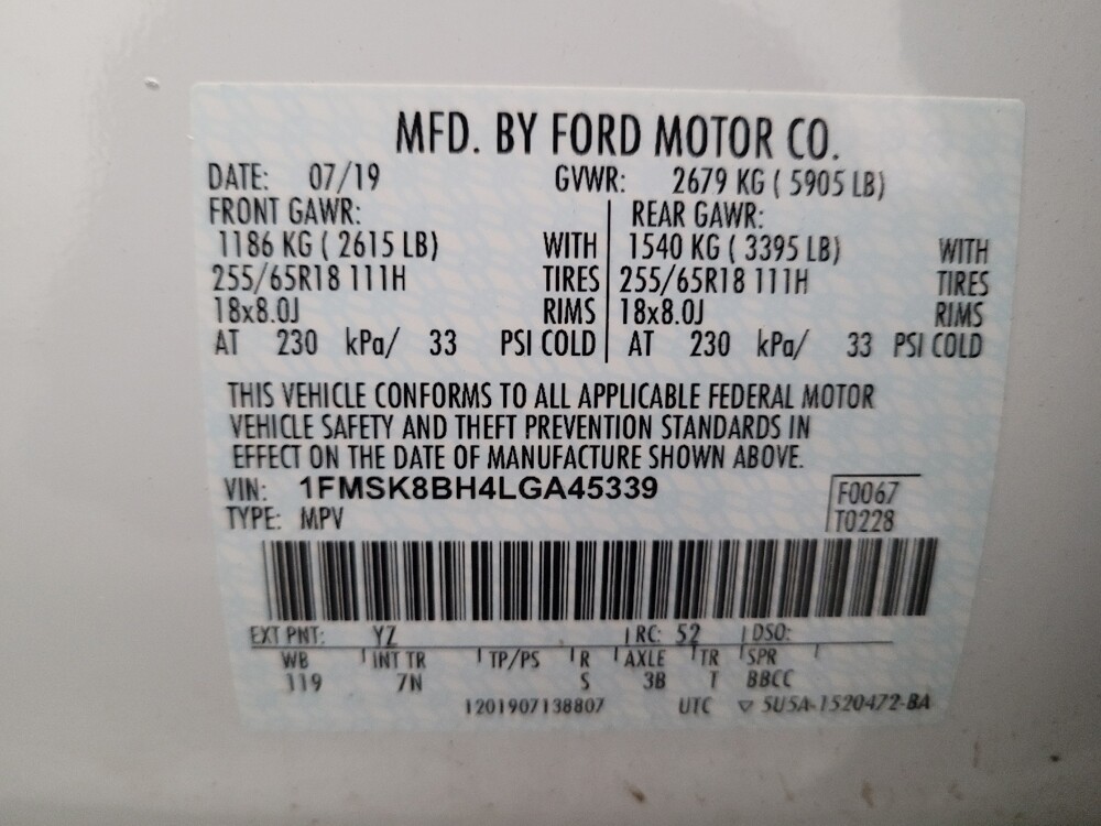 2020 Ford Explorer in Montclair, CA 91763 - 18099182 33