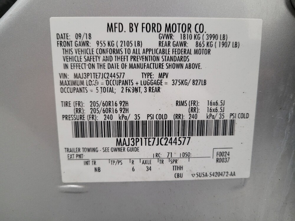 2018 Ford EcoSport in Montclair, CA 91763 - 18099184 33