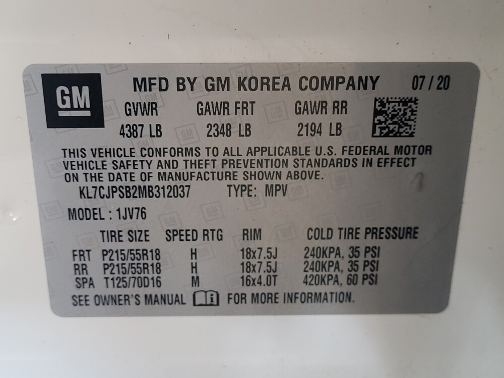 2021 Chevrolet Trax in Ocala, FL 34471 - 18099189 33