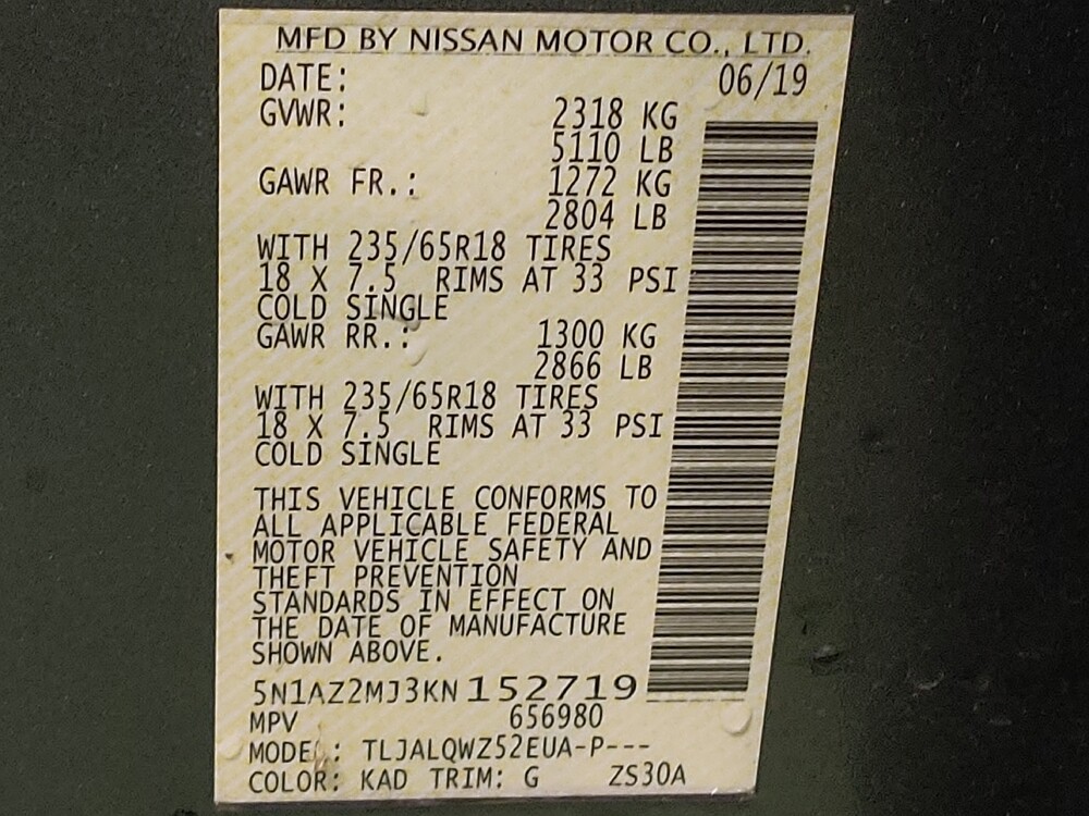 2019 Nissan Murano in Fort Worth, TX 76116 - 18099199 33