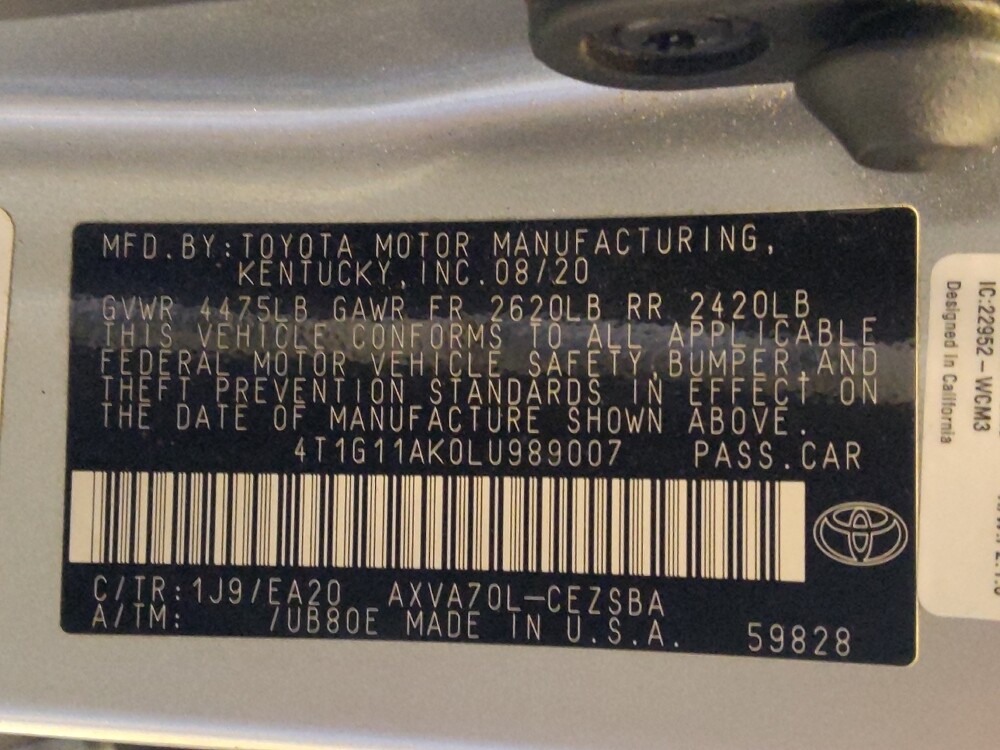 2020 Toyota Camry in Mesa, AZ 85210 - 18099201 33