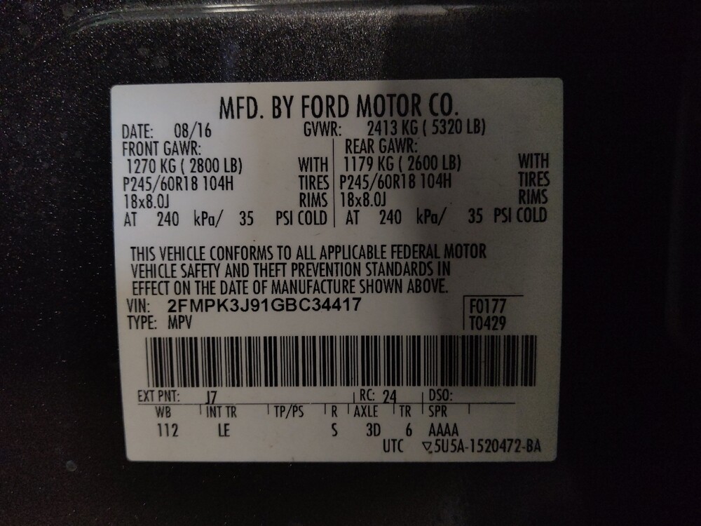 2016 Ford Edge in Kissimmee, FL 34744 - 18099237 33