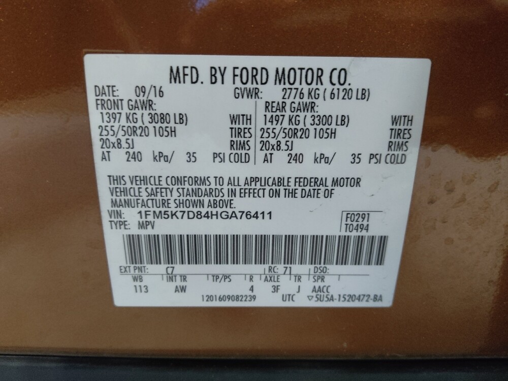 2017 Ford Explorer in Gainesville, FL 32609 - 18099241 33