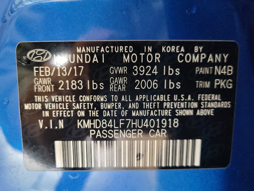 2017 Hyundai Elantra in West Palm Beach, FL 33409 - 18099247 33