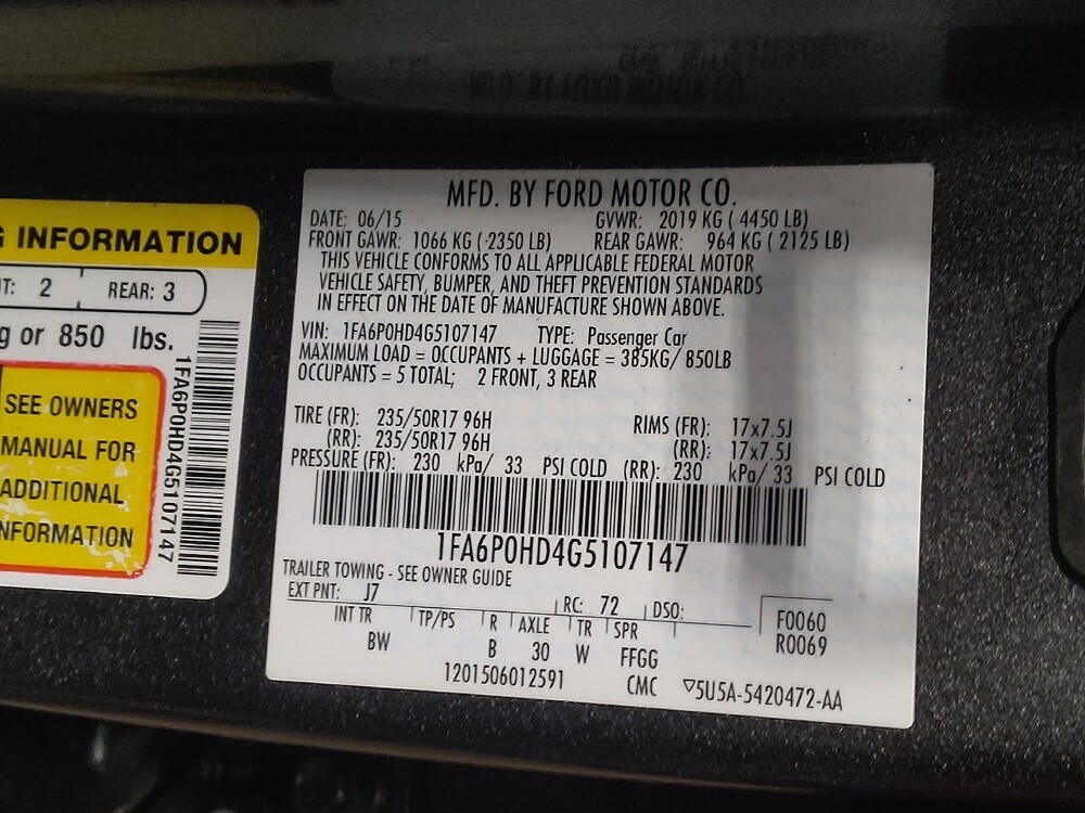 2016 Ford Fusion in Kissimmee, FL 34744 - 18099253 33