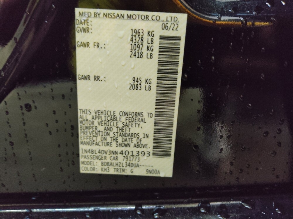 2022 Nissan Altima in Greensboro, NC 27407 - 18099270 33