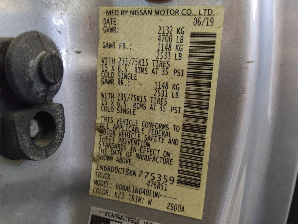 2019 Nissan Frontier in Greenville, NC 27834 - 18099274 33