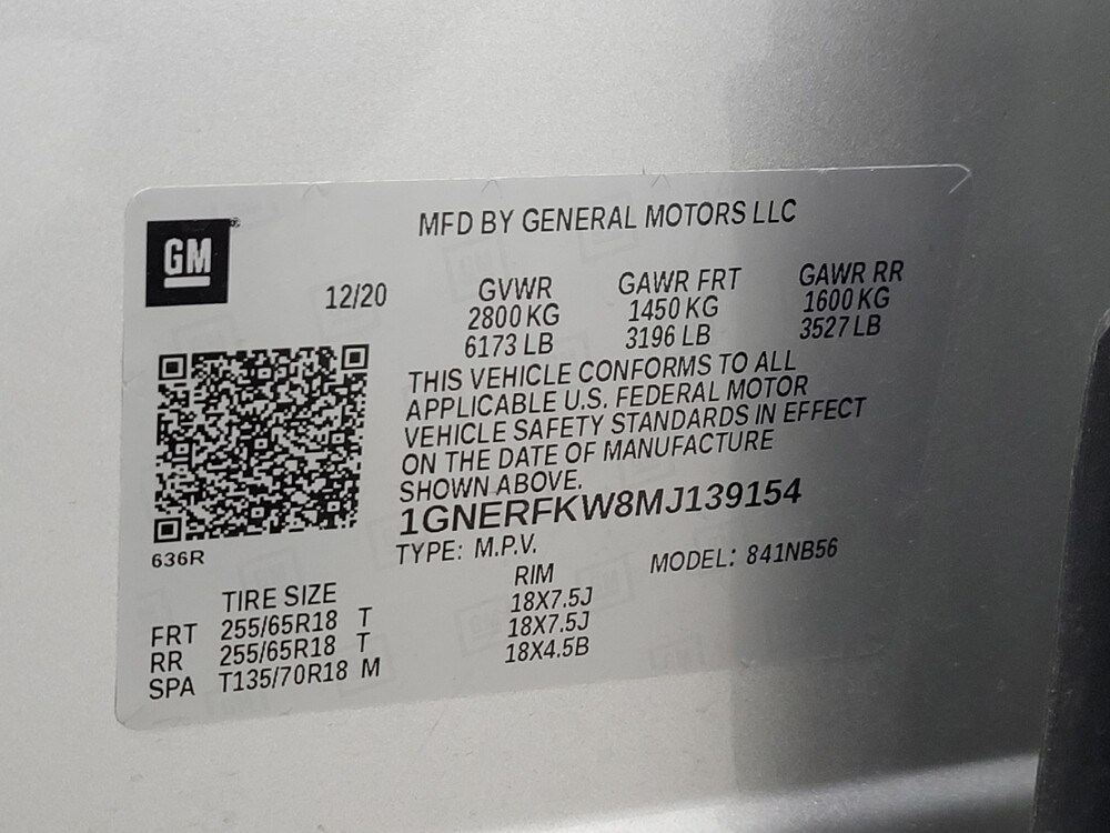 2021 Chevrolet Traverse in Madison, TN 37115 - 18099289 33