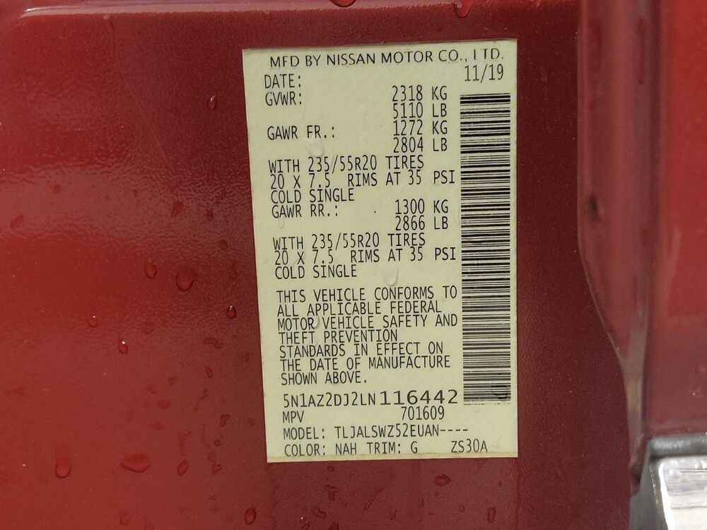 2020 Nissan Murano in Winston-Salem, NC 27103 - 18099318 33