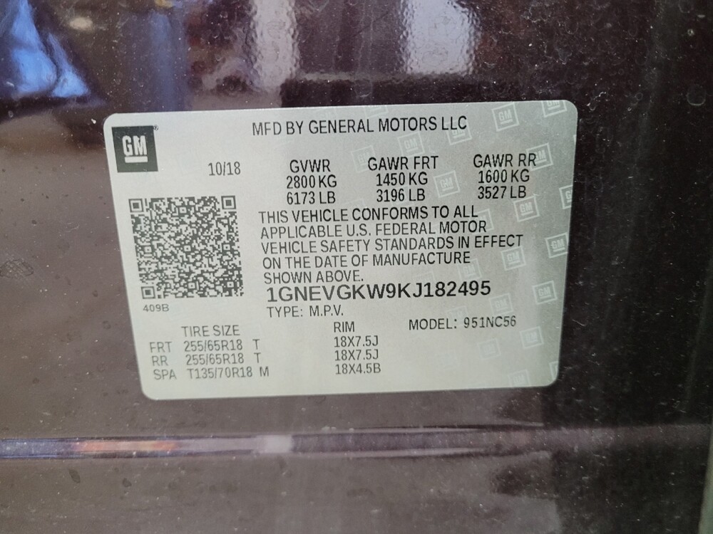 2019 Chevrolet Traverse in Toledo, OH 43617 - 18099324 33