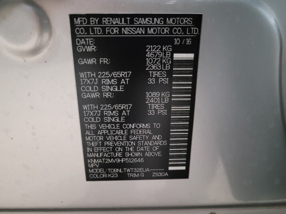 2017 Nissan Rogue in Pittsburgh, PA 15236 - 18099335 33