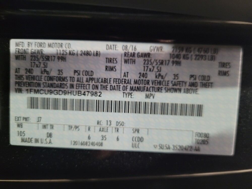 2017 Ford Escape in Woodbridge, VA 22191 - 18099338 33