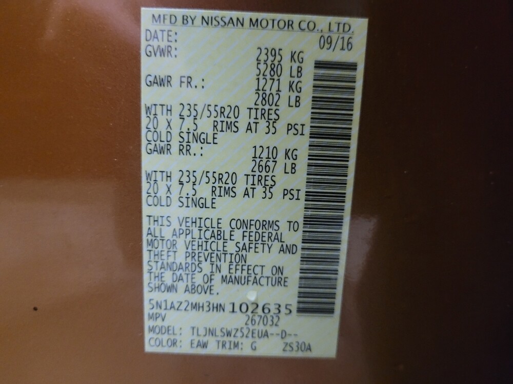 2017 Nissan Murano in Chesapeake, VA 23320 - 18099345 33