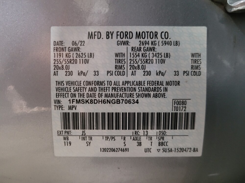 2022 Ford Explorer in New Castle, DE 19720 - 18099414 33