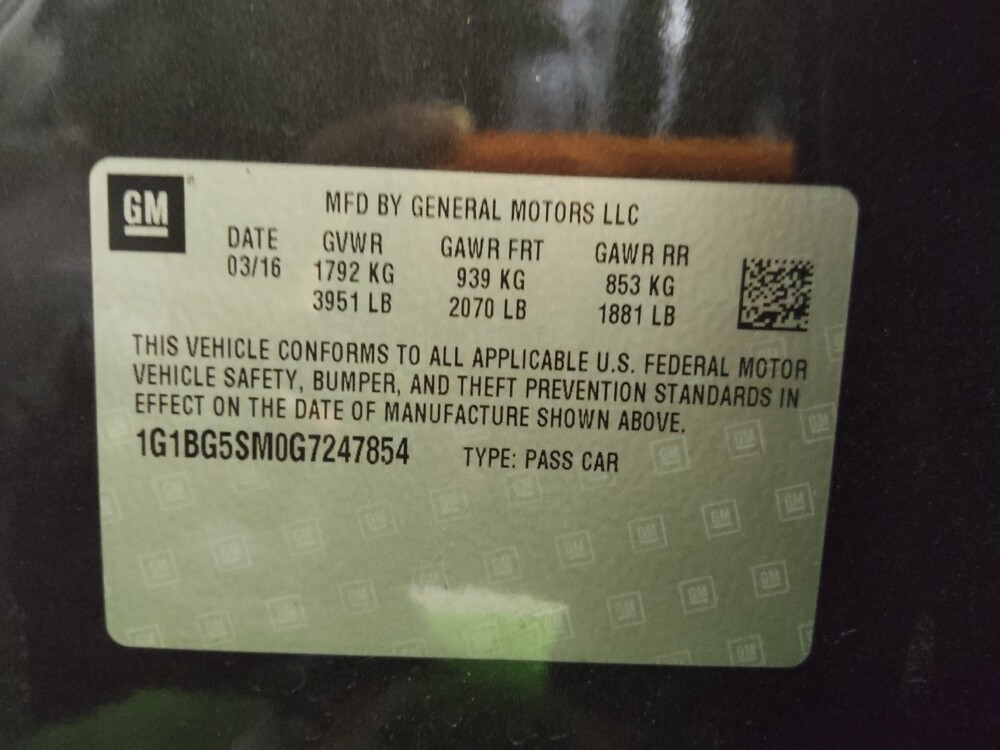 2016 Chevrolet Cruze in Greenville, NC 27834 - 18099421 33