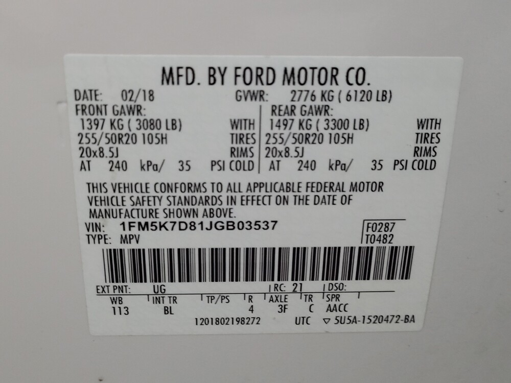 2018 Ford Explorer in Kissimmee, FL 34744 - 18099422 33