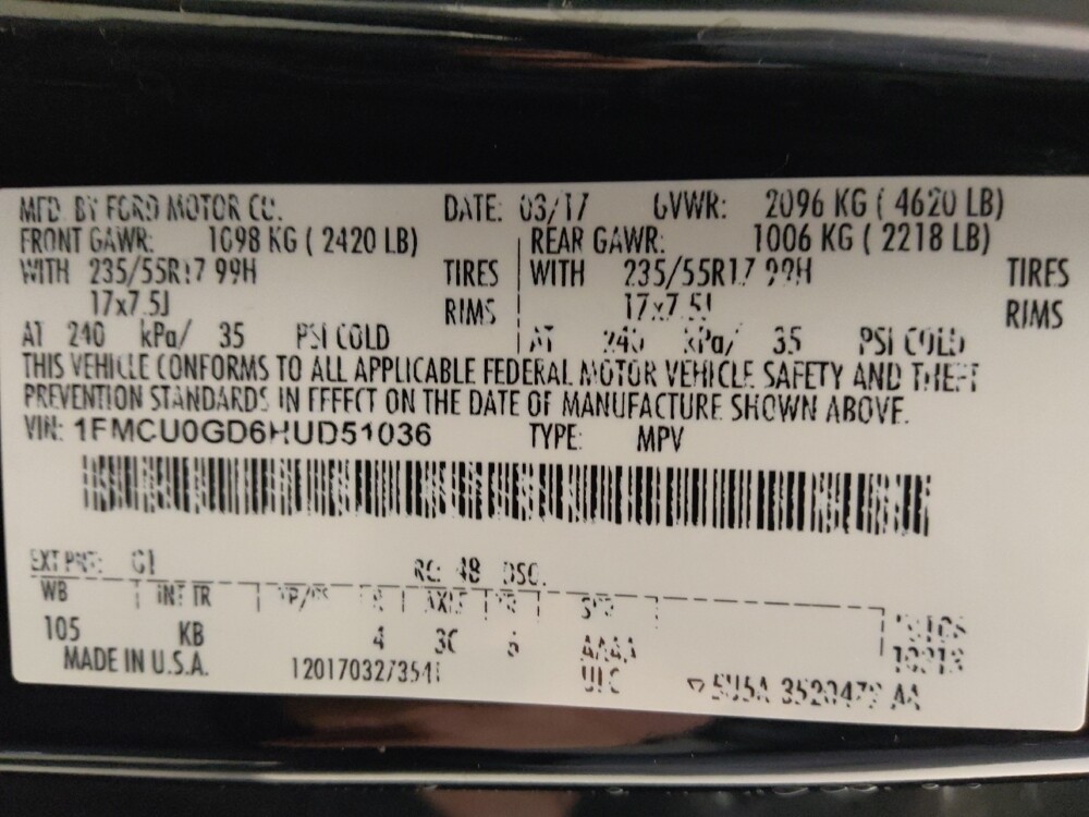 2017 Ford Escape in Houston, TX 77074 - 18099425 33