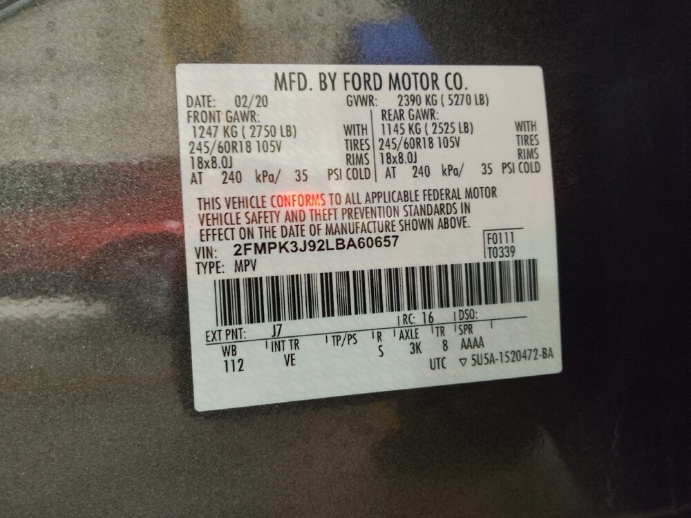 2020 Ford Edge in Stone Mountain, GA 30083 - 18099431 33