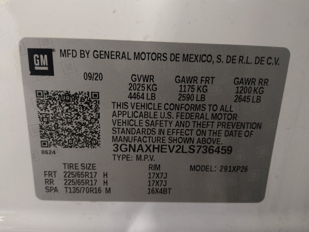 2020 Chevrolet Equinox in West Palm Beach, FL 33409 - 18099438 33