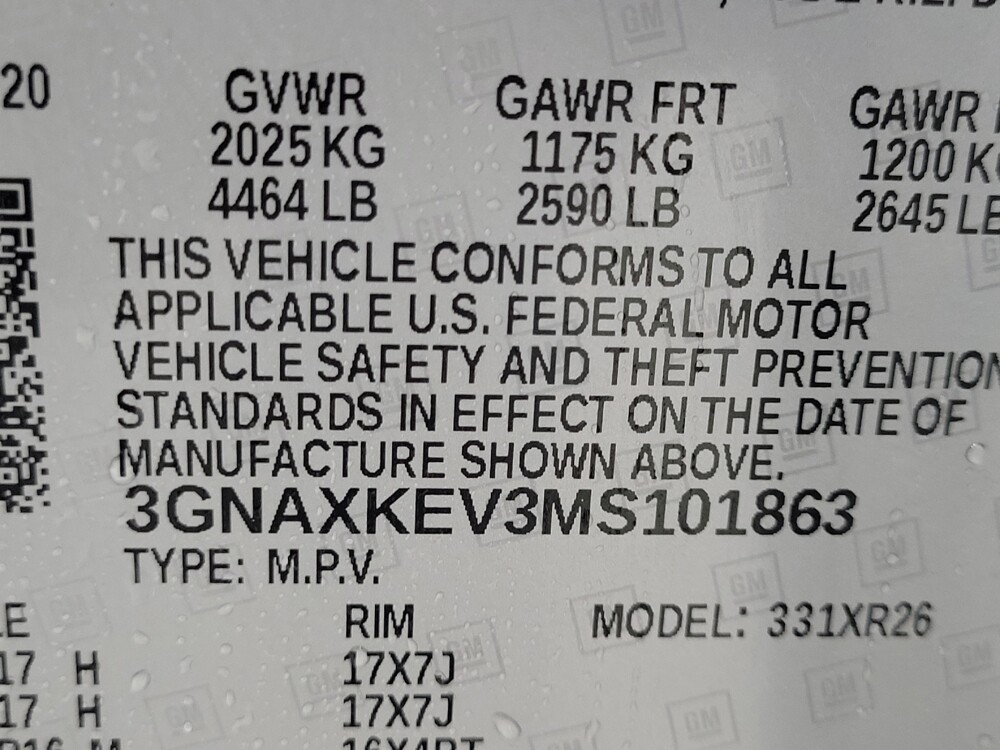 2021 Chevrolet Equinox in Las Vegas, NV 89104 - 18099453 33