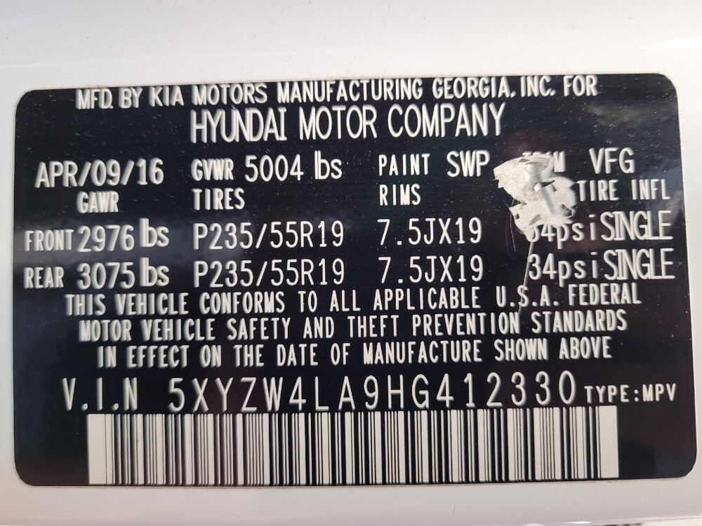 2017 Hyundai Santa Fe in Downey, CA 90241 - 18099467 33