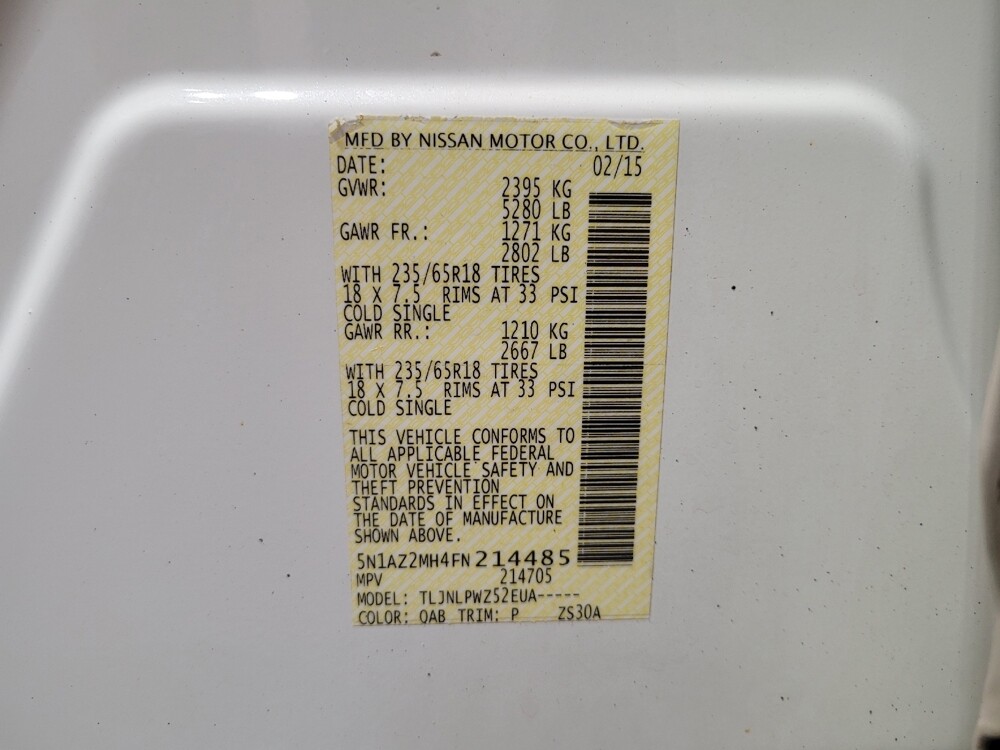 2015 Nissan Murano in Fairfield, OH 45014 - 18099495 33