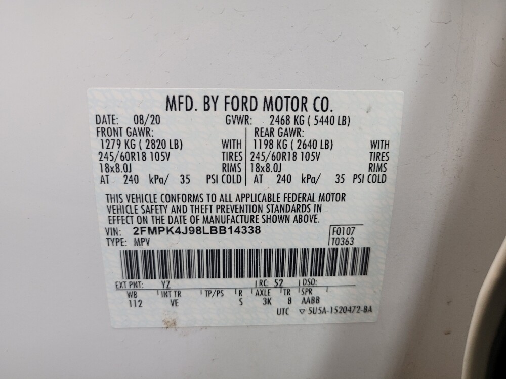 2020 Ford Edge in Fairfield, OH 45014 - 18099502 33