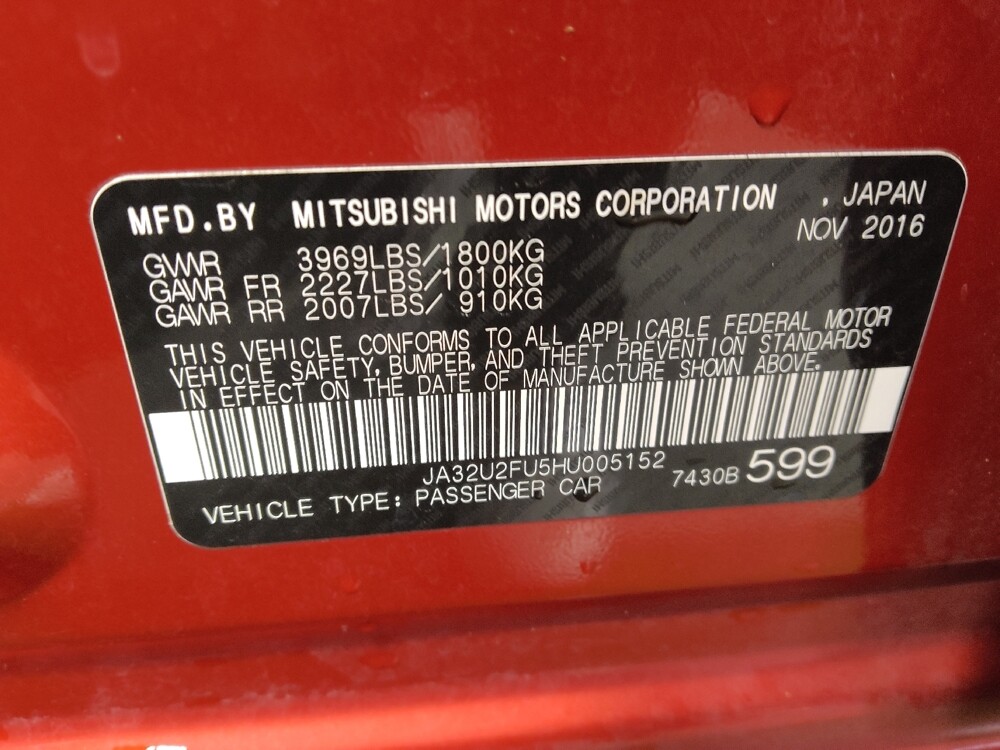 2017 Mitsubishi Lancer in Conyers, GA 30094 - 18099507 33