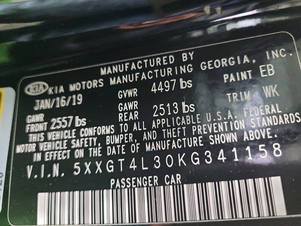 2019 Kia Optima in Charlotte, NC 28273 - 18099510 33