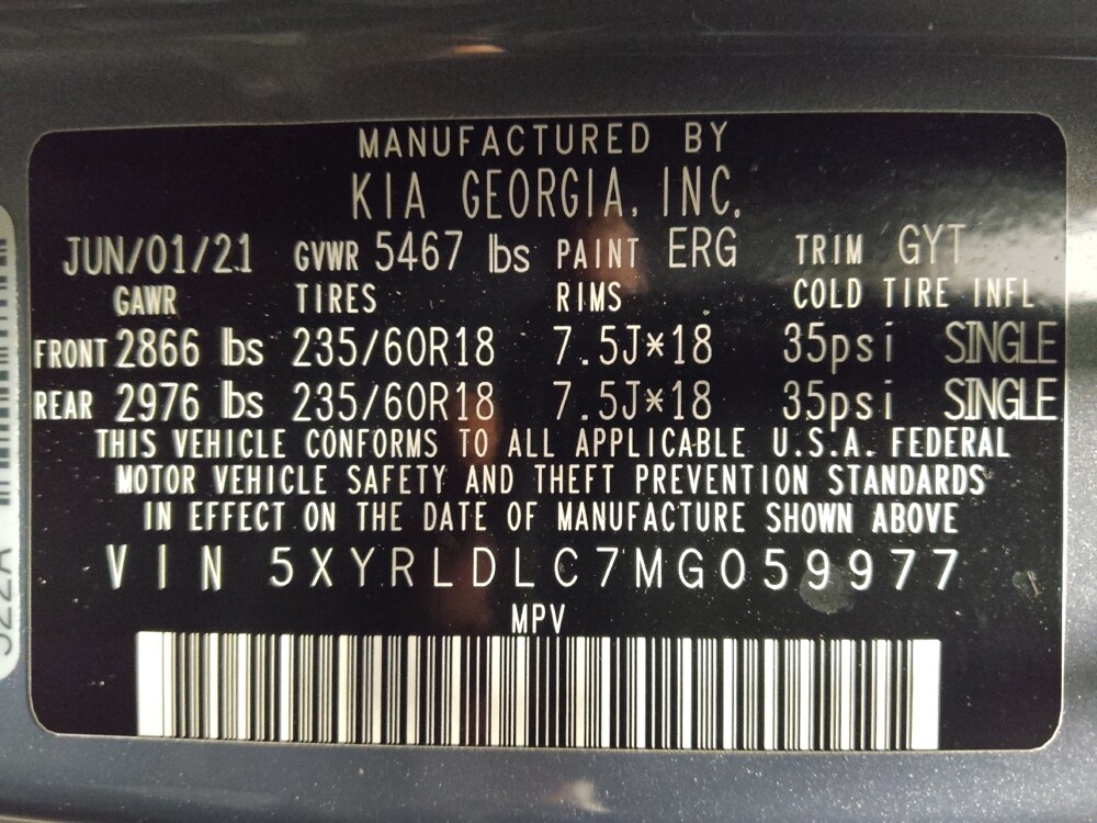 2021 Kia Sorento in Gainesville, FL 32609 - 18099542 33