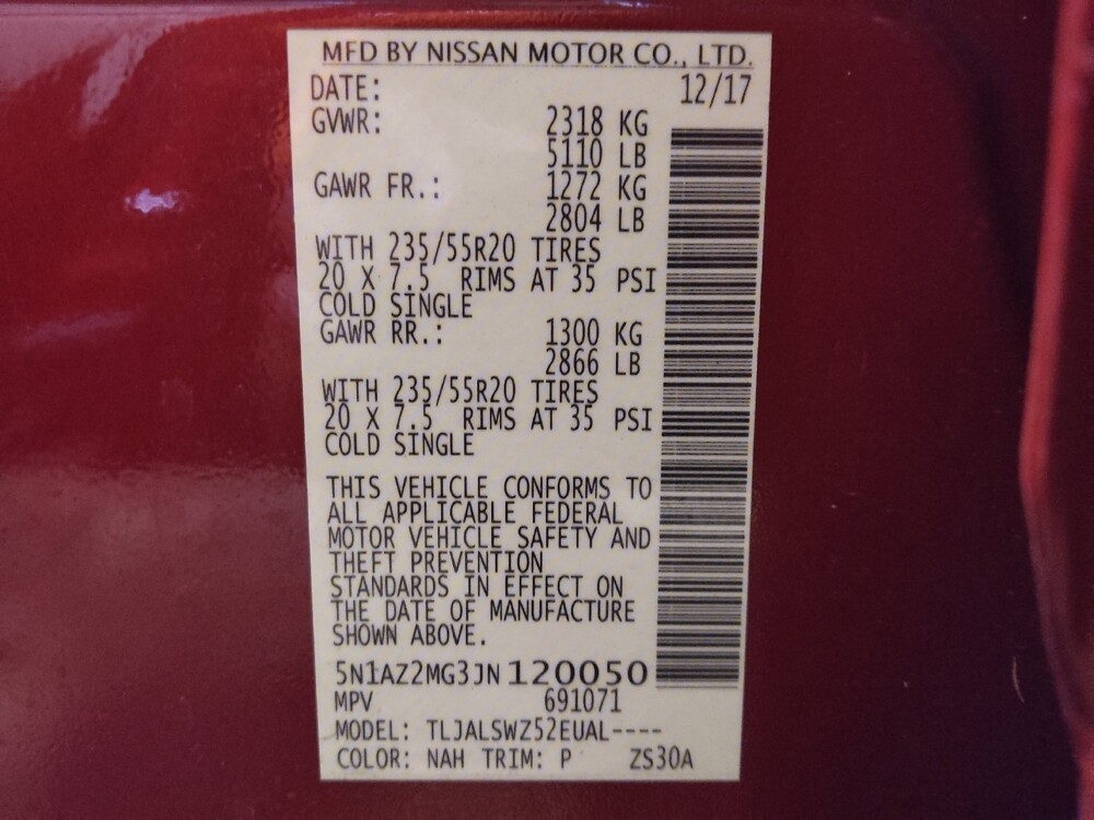 2018 Nissan Murano in Jacksonville, FL 32225 - 18099546 33