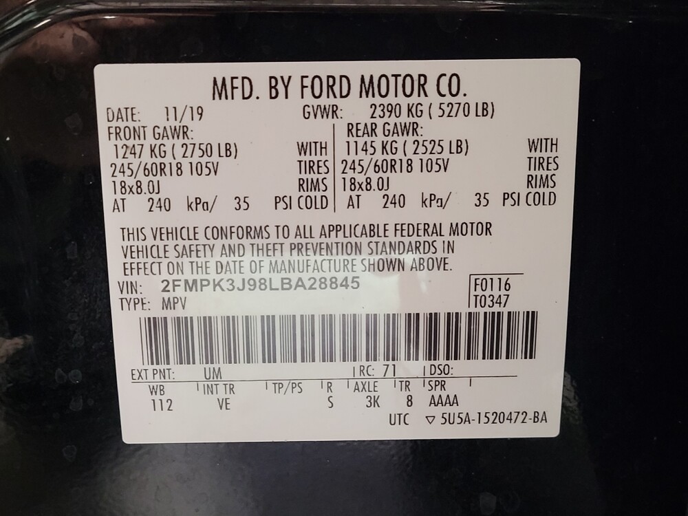 2020 Ford Edge in West Palm Beach, FL 33409 - 18099592 33