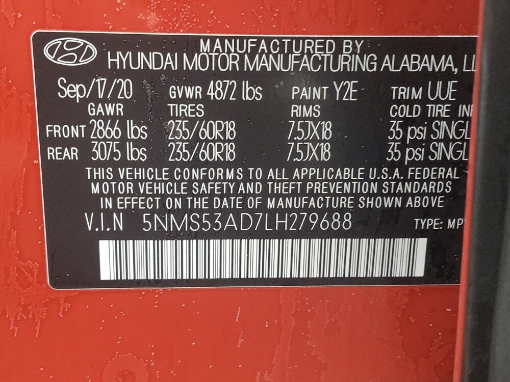 2020 Hyundai Santa Fe in Fairfield, OH 45014 - 18099622 33