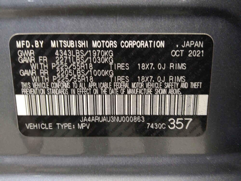 2022 Mitsubishi Outlander Sport in Tampa, FL 33612 - 18099651 33