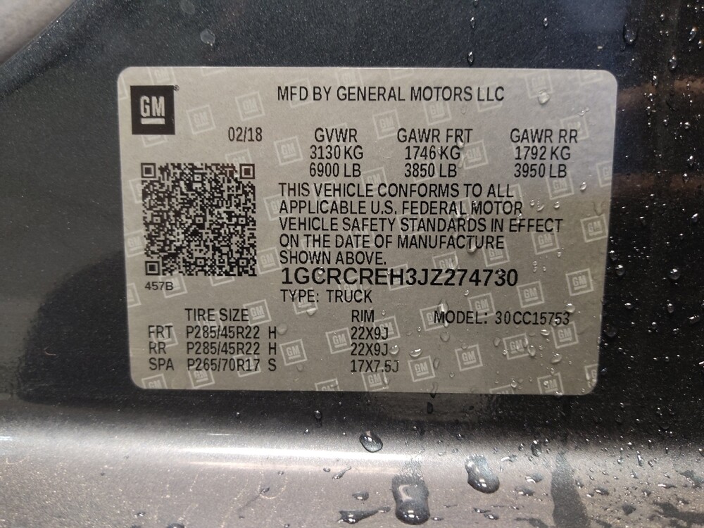 2018 Chevrolet Silverado 1500 in Fort Myers, FL 33907 - 18099657 33