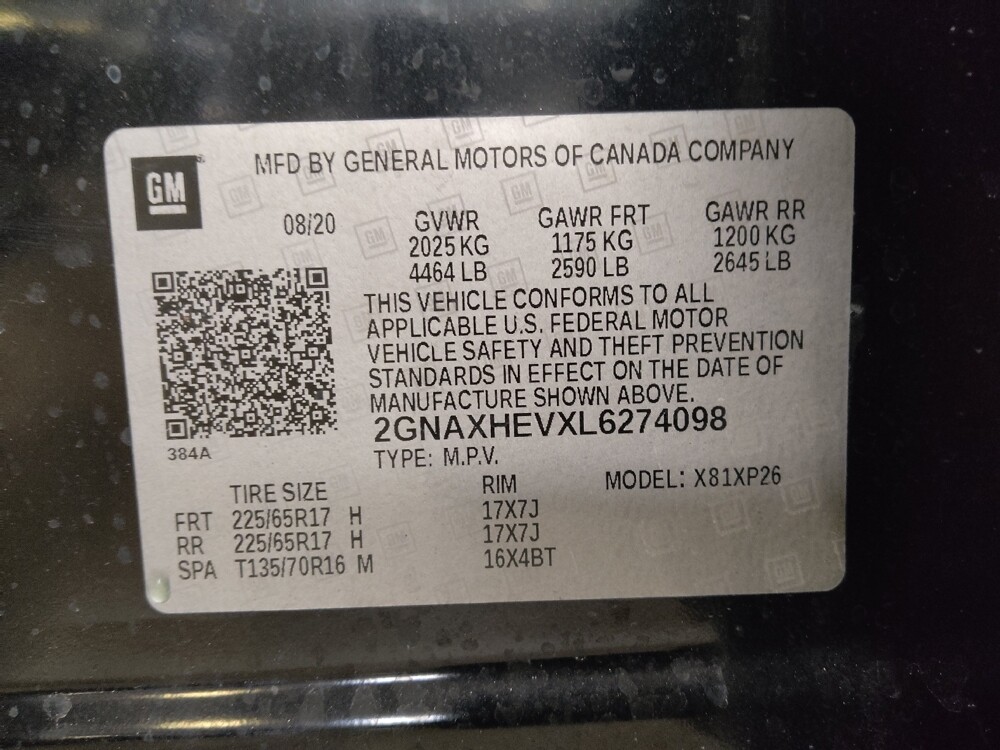 2020 Chevrolet Equinox in Mobile, AL 36606 - 18099677 33