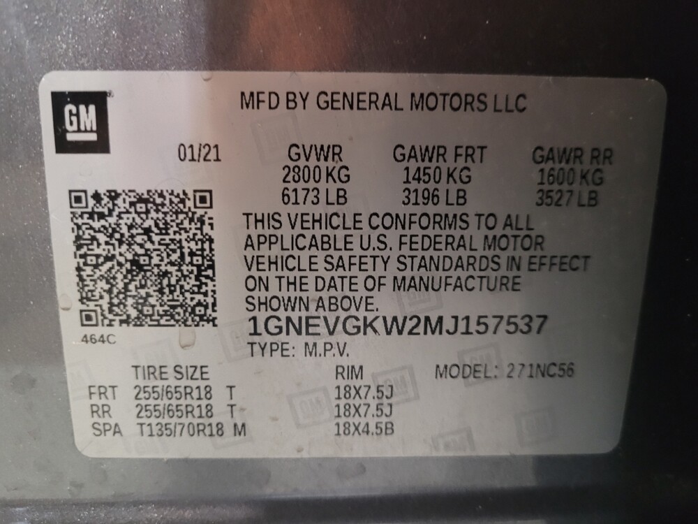 2021 Chevrolet Traverse in Orlando, FL 32808 - 18099692 33