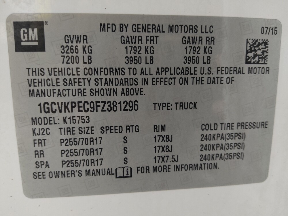 2015 Chevrolet Silverado 1500 in Conway, SC 29526 - 18099707 33