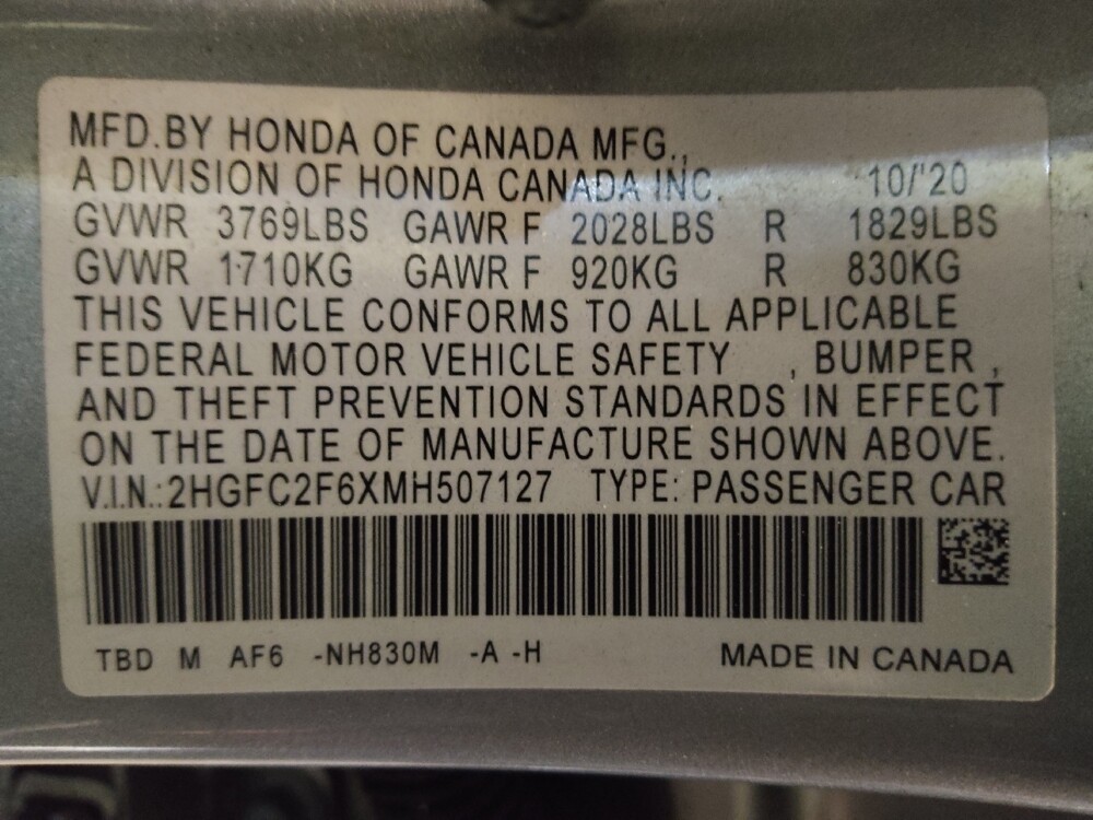 2021 Honda Civic in Greenville, NC 27834 - 18099709 33