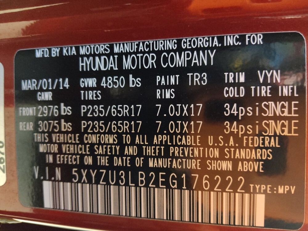 2014 Hyundai Santa Fe in Conway, SC 29526 - 18099713 33