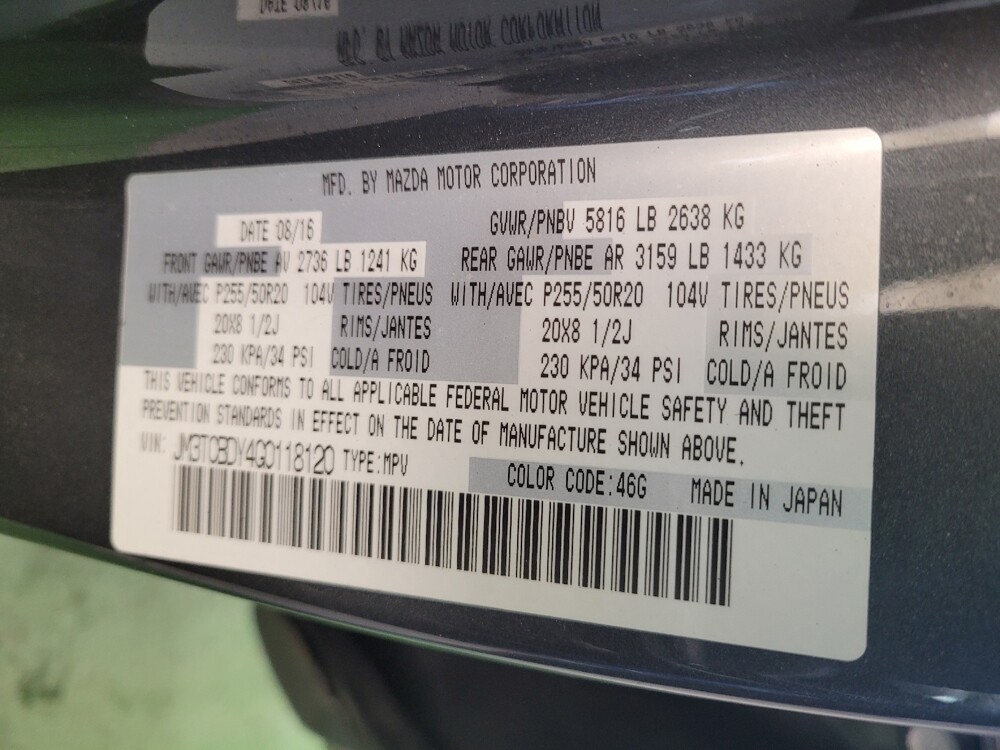 2016 Mazda CX-9 in Columbus, OH 43228 - 18099750 33