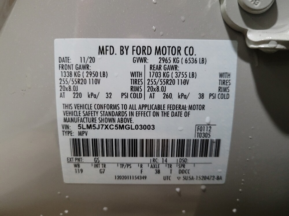 2021 Lincoln Aviator in Chesapeake, VA 23320 - 18099760 33