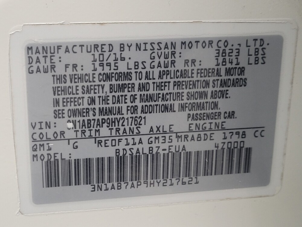 2017 Nissan Sentra in Huntsville, AL 35816 - 18099789 33