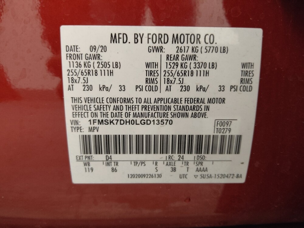 2020 Ford Explorer in Bradenton, FL 34207 - 18099803 33