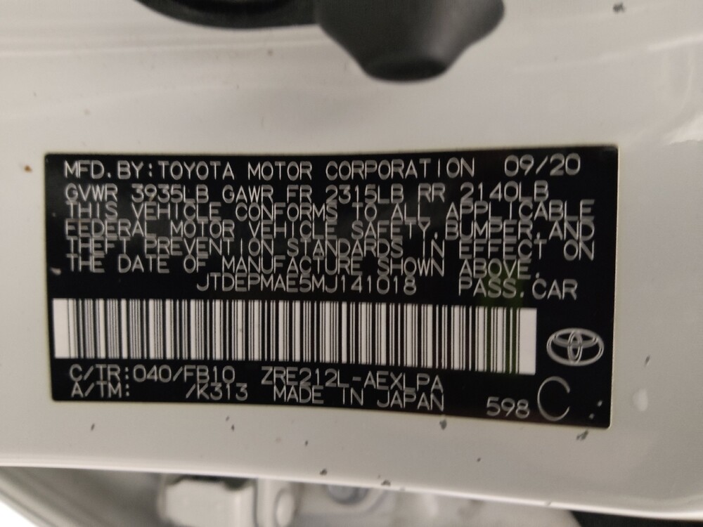 2021 Toyota Corolla in Tallahassee, FL 32304 - 18099817 33
