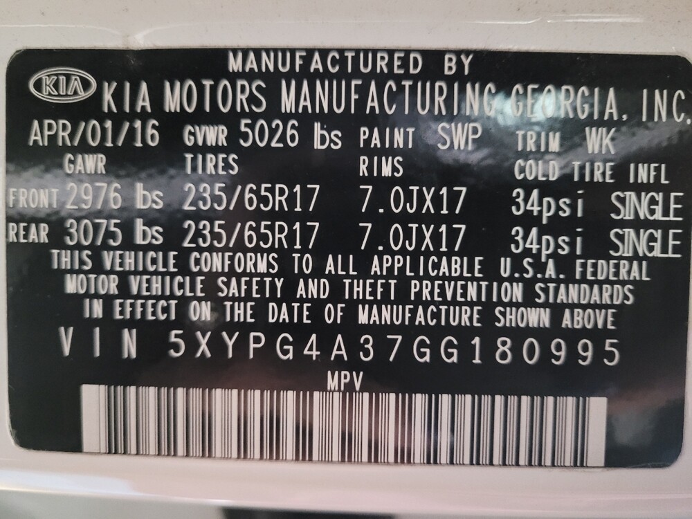 2016 Kia Sorento in Sacramento, CA 95821 - 18099821 33