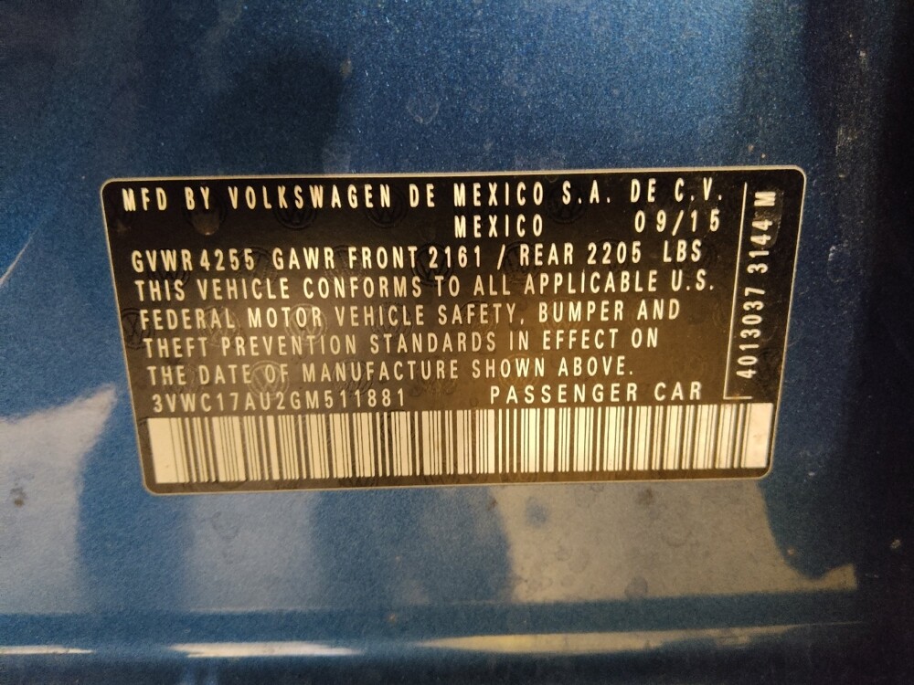 2016 Volkswagen Golf in Gainesville, FL 32609 - 18099827 33